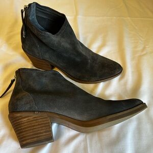 Dolce Vita grey suede booties